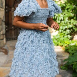 Ivy City Blue Toddler Dress 3T